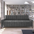 Sofa MOLLY mit Schlaffunktion & Bettkasten – Komfortable Schlafcouch 226 cm breit – Modernes Sofa fürs Wohnzimmer - Grau