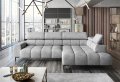Ecksofa PLAZA L mit Relaxfunktion und Sitztiefenverstellung Elektrisch Sofa