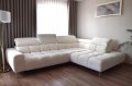 Ecksofa PLAZA L mit elektrische Sitzverstellung Boucle (Anthology)