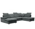 Ecksofa PAULINE Eckcouch Funktionssofa mit Bettkasten Schlaffunktion und Relaxfunktion