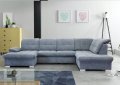 Ecksofa PAULINE Eckcouch Funktionssofa mit Bettkasten Schlaffunktion und Relaxfunktion grau
