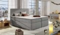 Boxspringbett PARIS Bett Hotelbett mit zwei Bettkasten gepolstertes Bett - Hellgrau