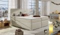 Boxspringbett PARIS Bett Hotelbett mit zwei Bettkasten gepolstertes Bett creme