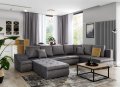 Ecksofa GIOVANNI mit Schlaffunktion, Bettkasten & verstellbarer Rückenlehne