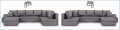 Ecksofa GIOVANNI Links Rechts