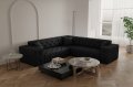 MODEST Corner Sofa, Ecksofa - Schwarz