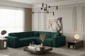 Ecksofa LUGA Corner petrol