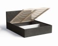 Radius 160x200 cm Bettkasten, Polsterbett mit Bettkasten