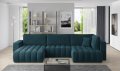 Ecksofa Bonito Velvetmat 40 Petrol Links