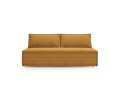 Luna 2-Sitzer Sofa mit Schlaffunktion und Bettkasten, Stoff Poso 100