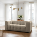BALOO Sofa 2-Sitzer 200 cm – modernes Design & hoher Komfort – Beige, Stoff Moly 11