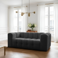 BALOO Sofa 2-Sitzer 200 cm – modernes Design & hoher Komfort – Anthrazit, Stoff Moly 97