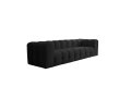 Baloo 4-Sitzer Sofa Schwarz Stoff Tiffany 20