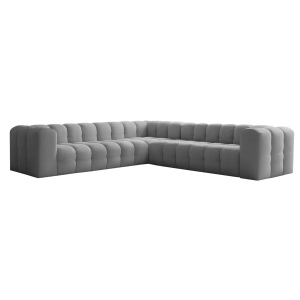 Ecksofa BALOO CORNER  300x300 cm – Komfort mit HR-Schaum und Wellenfedern - Grau (Tiffany 16)