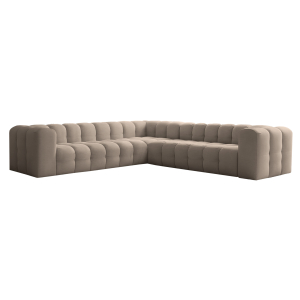 Ecksofa BALOO CORNER  300x300 cm – Komfort mit HR-Schaum und Wellenfedern - Taupe (Tiffany 29)