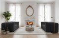 BALOO Sofa 2-Sitzer Set 200 cm – HR-Schaum, modernes Design & Komfort – Anthrazit, Stoff Moly 97