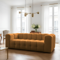 BALOO 3-Sitzer Sofa, Modernes Design & luxuriöser Komfort für dein Wohnzimmer - Orange, Stoff Moly 51.png