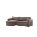 Verona L Ecsofa Stoff Faro Braun