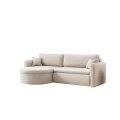 Verona L Ecsofa Stoff Quelle Creme