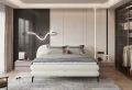 Boxspringbett Ovo mit rundem Kopfteil – Elegantes Design & maximaler Komfort