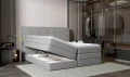 Dilma Boxspringbett mit Bettkasten – Komfortbett mit 7-Zonen-Taschenfederkern und Bonell-Matratze