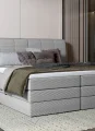 Dilma Boxspringbett mit Bettkasten – Komfortbett mit 7-Zonen-Taschenfederkern und Bonell-Matratze