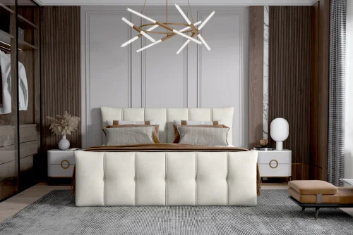 Sofia – Modernes Boxspringbett mit 7-Zonen-Taschenfederkern & Stauraum, stilvolles Design, hoher Komfort