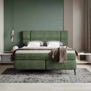 Boxspringbett Lucio – Elegantes Design & höchster Schlafkomfort mit 7-Zonen-Matratze - 160x200 cm
