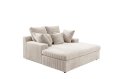 LAZY ONE Chaiselongue im modernen Cord-Look