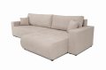 Modernes, komfortables Sofa mit Schlaffunktion und Stauraum für Wohnzimmer