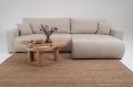 Modernes, komfortables Sofa mit Schlaffunktion und Stauraum für Wohnzimmer