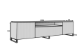 TV-Lowboard NOEMI 200 – Modernes Design mit geriffelter Front.png