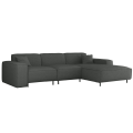 Ecksofa LUGA L HILLS – elegantes Designer-Ecksofa in L-Form mit Polsterstoff ARTICO für modernes Wohnen - Anthrazit, Grau.png