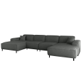 LUGA U HILLS Ecksofa in U-Form – große Wohnlandschaft mit PET-FRIENDLY Stoff ARTICO, freistehend - Anthrazit.png