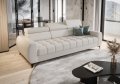 PORTO III 260 cm – Design-Sofa mit verstellbaren Kopfstützen, HR-Schaum, Wellenfedern