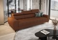 PORTO III 260 cm – Design-Sofa mit verstellbaren Kopfstützen, HR-Schaum, Wellenfedern