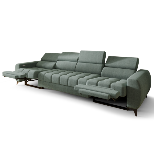 PORTO IV RELAX Ecksofa 331 cm – Elektrische Relaxfunktion, verstellbare Kopfstützen, Stoff Gemma 72 - Türkis.png