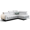 Porto Mini Ecksofa mit Schlaffunktion, verstellbaren Kopfstützen und Bettkasten – Aragon 70, Hellblau - RECHTS.png