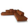 OSLO MAX Ecksofa 295x295 cm aus Naturleder mit Schlaffunktion und verstellbaren Kopfstützen - Echtleder L-9, Kupferrot.png