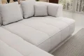 Ecksofa mit Schlaffunktion und elektrischer Sitztiefenverstellung