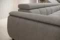 Ecksofa ALVIN S mit elektrischer Sitztiefenverstellung und Relax-Kopfstützen