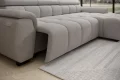 Ecksofa ALVIN S mit elektrischer Sitztiefenverstellung und Relax-Kopfstützen