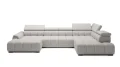 Ecksofa ALVIN XL mit elektrischer Sitztiefenverstellung und Relax-Kopfstützen
