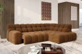 Campile L Ecksofa – Designer Eckcouch mit elektrischer Sitztiefenverstellung, modernes Sofa mit Steppung, 287 × 202 cm