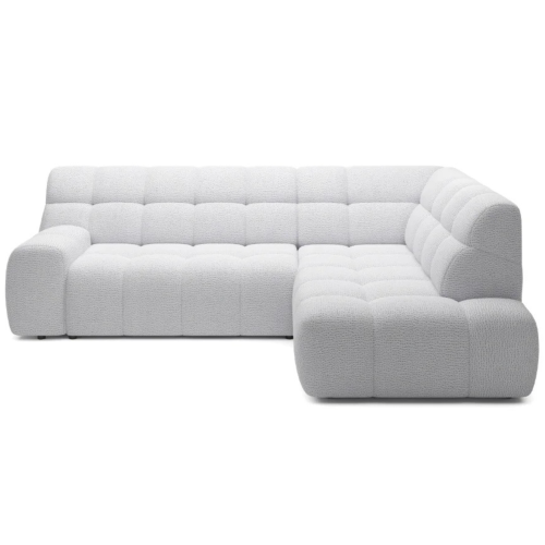 COCOON L Ecksofa mit elektrisch verstellbarer Sitztiefe – modernes Design & hoher Komfort - Stoff Jaguar 02, Creme.png