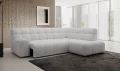 COCOON L Ecksofa mit elektrisch verstellbarer Sitztiefe – modernes Design & hoher Komfort - Stoff Jaguar