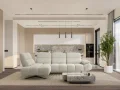 FALCAO L Ecksofa mit Relaxfunktion – elektrische Fußstütze & verstellbare Rückenlehne, Stoff Aurora