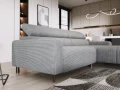 Ecksofa FLY mit elektrischer Sitztiefenverstellung und verstellbaren Kopfstützen