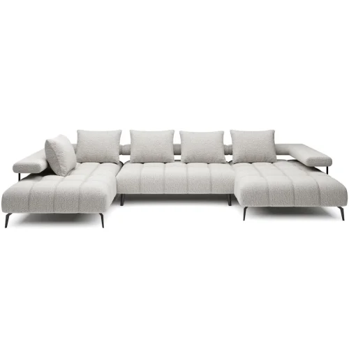 MAGNETIC XL Ecksofa mit Schlaffunktion & elektrischer Sitztiefenverstellung – modernes Design & Komfort, Stoff Anthology 01 - Creme.png