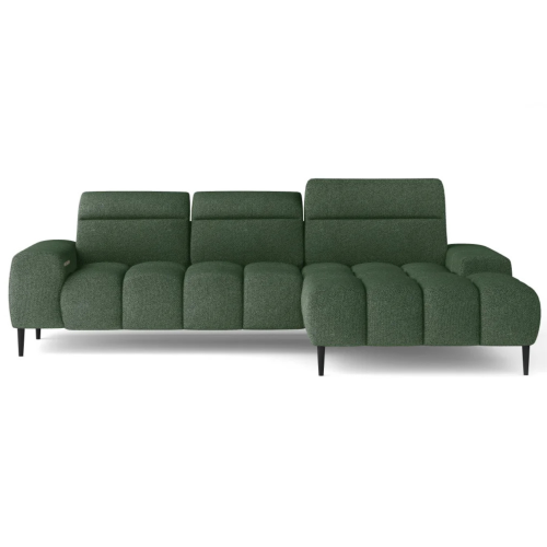 Giano S Ecksofa – luxuriöser Komfort und modernes Design für Ihr Wohnzimmer - Stoff Austin 13, Grün.png